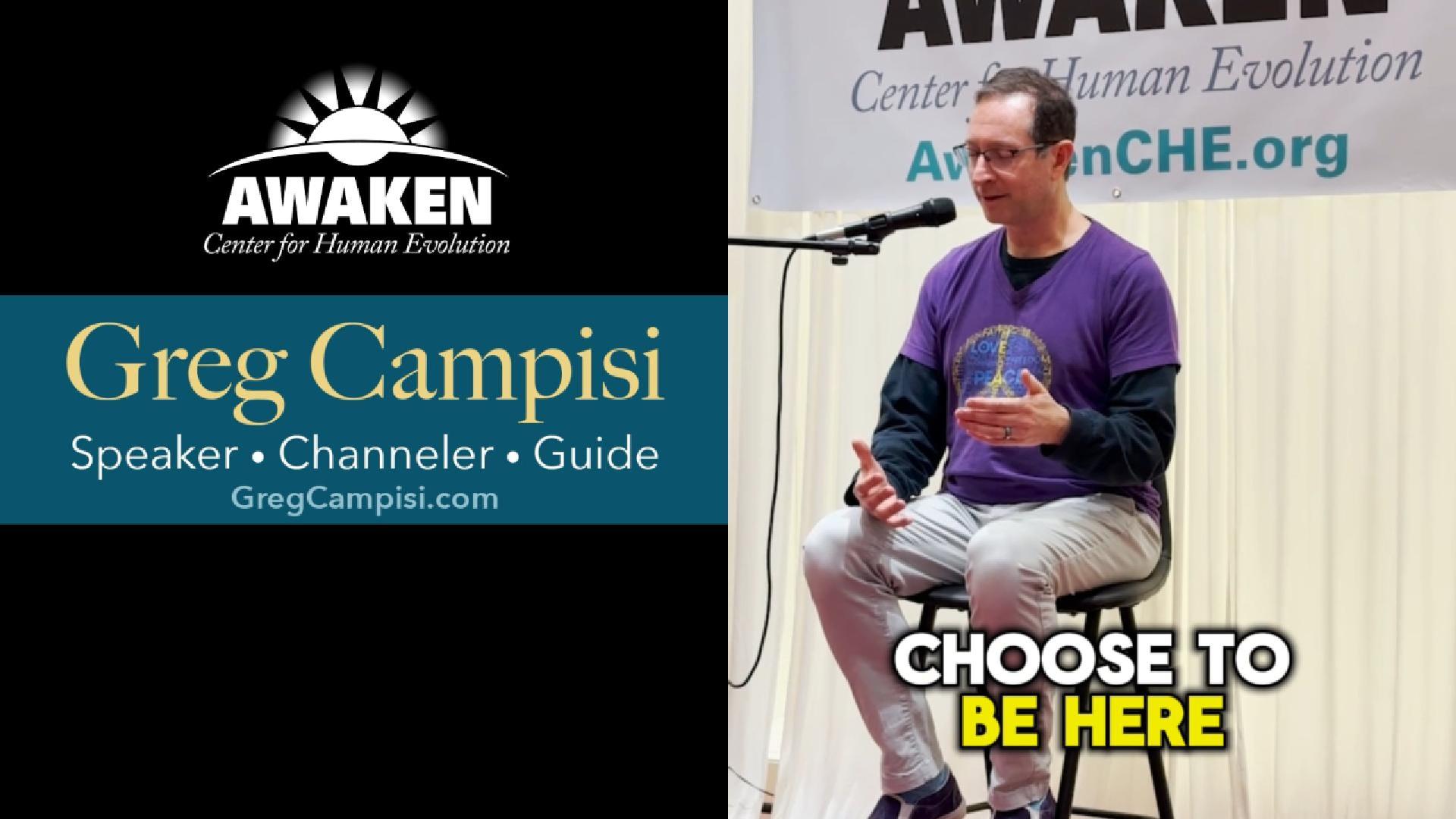 You are currently viewing We Chose This ~ Channeled Message by Greg Campisi